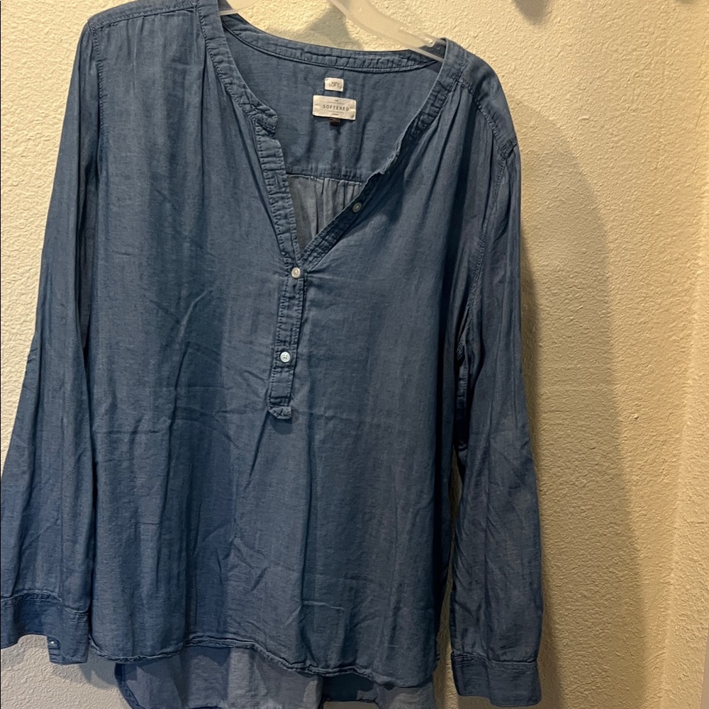 LOFT Blue Blouse